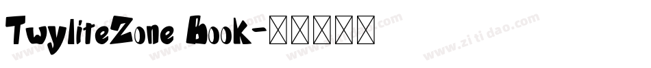 TwyliteZone Book字体转换